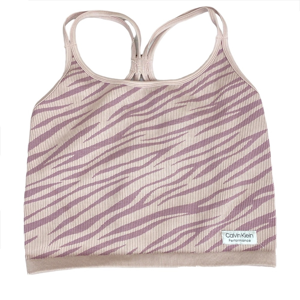 Calvin Klein Performance Textured Zebra Print Cro… - image 2